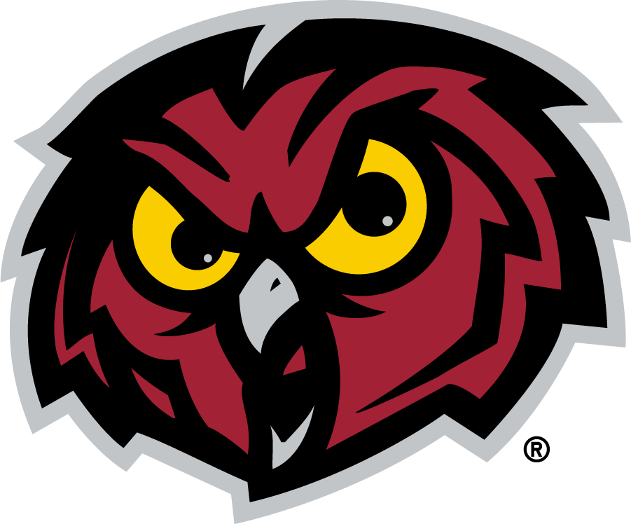 Temple Owls 1996-2020 Secondary Logo DIY iron on transfer (heat transfer)